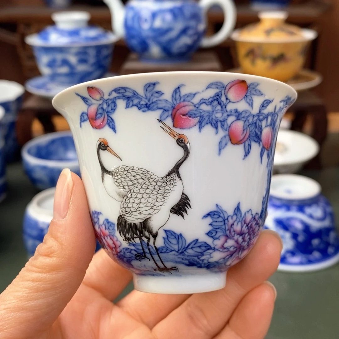 杯景德镇陶瓷手工手绘