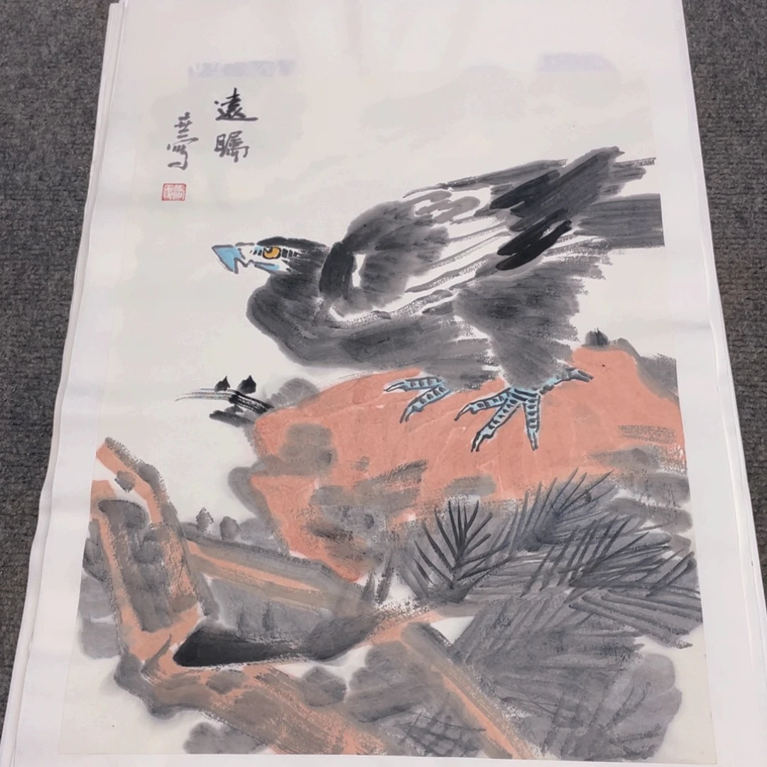 国画1.4平尺纯手绘国画作品