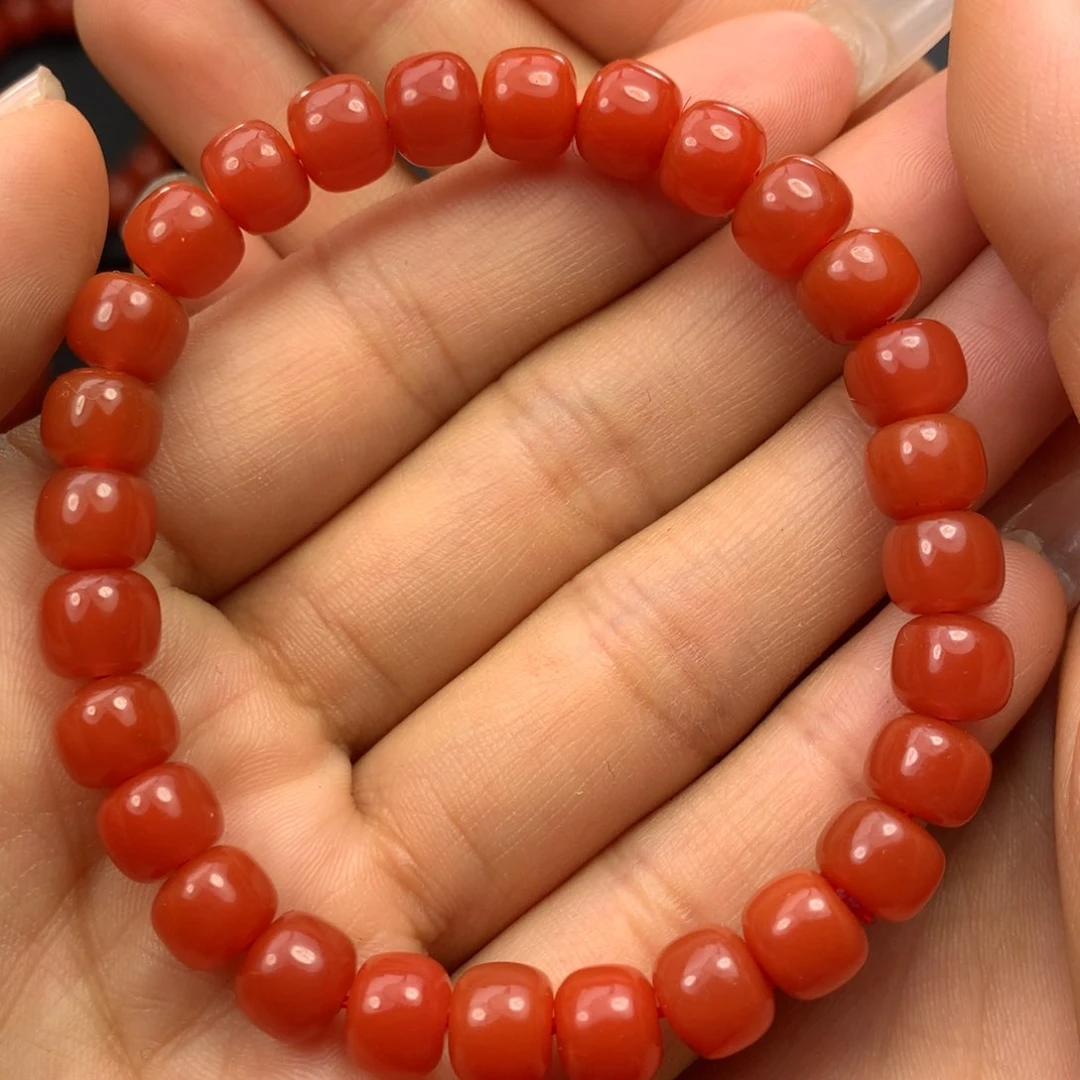南红玛瑙手串未镶嵌