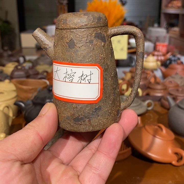 紫砂茶壶大****邪柴烧窑变复古青铜器120cc