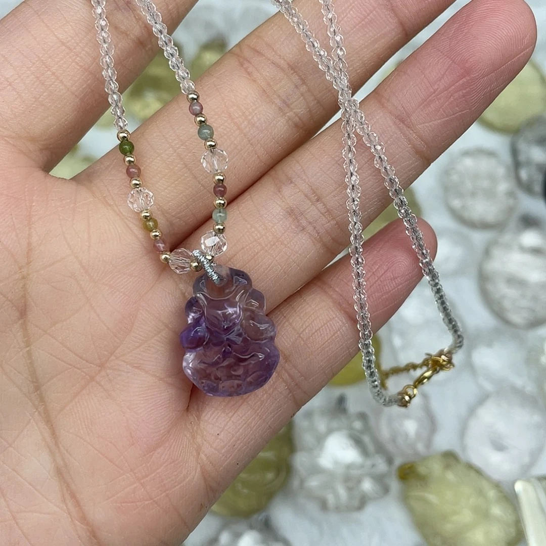 水晶吊坠配件未镶嵌