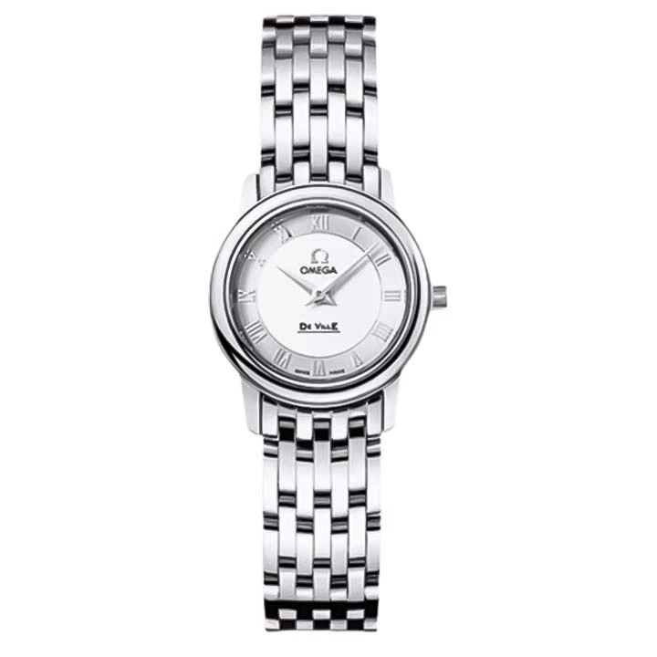95新 Omega/欧米茄 碟飞 石英 表径22mm精钢女表 4570.33.00 单表