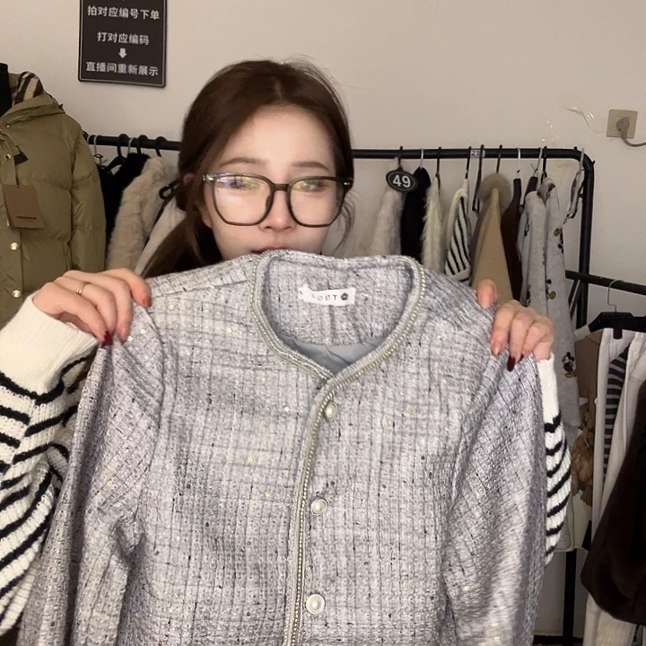 羊羔毛女装新款韩版修身显瘦小腿