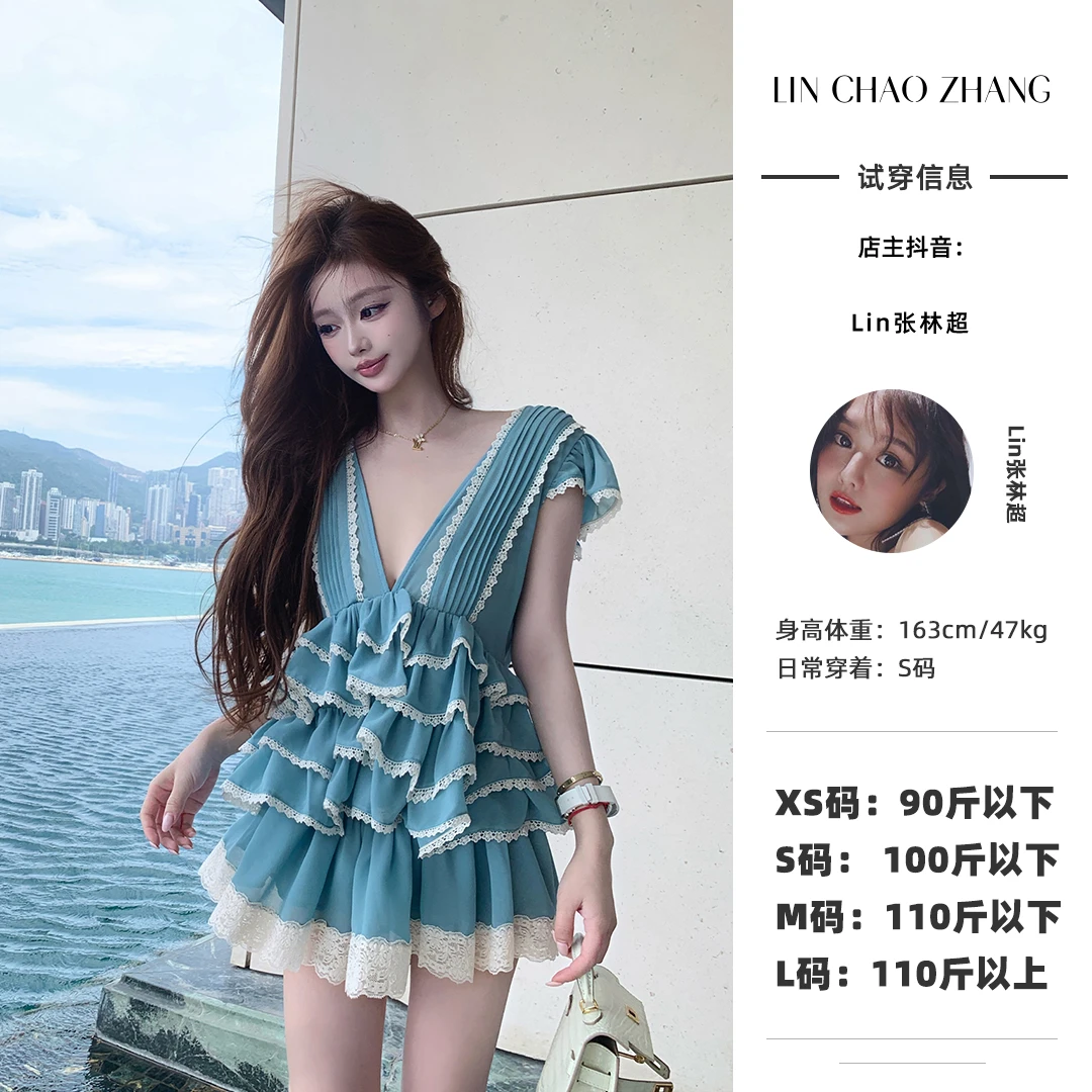 LC250068 蕾丝小上衣LK250068 拼接蕾丝短裤