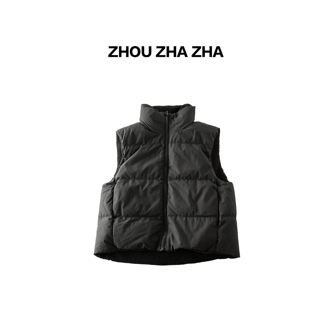 【周炸炸】潮牌新款秋冬季立领马甲百搭款背心外套#549690