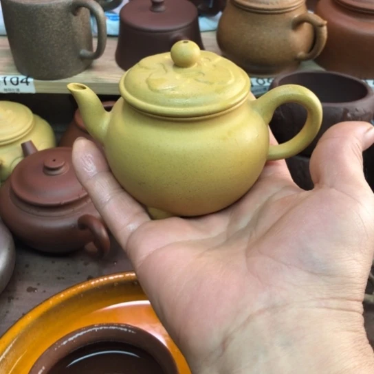 茶壶紫砂黄段泥大彬如意150豪升左右