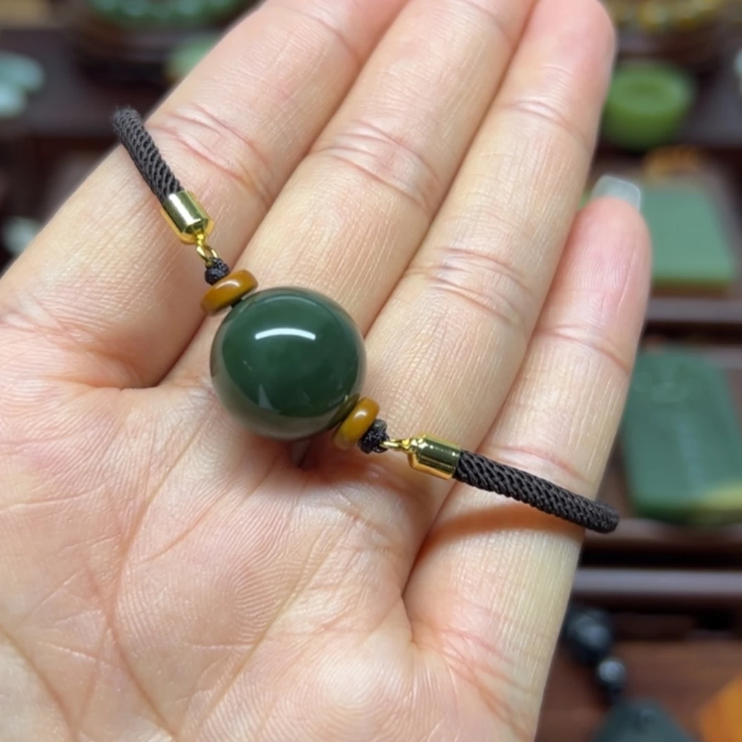 【闪购商品】颈饰未镶嵌和田玉转运珠