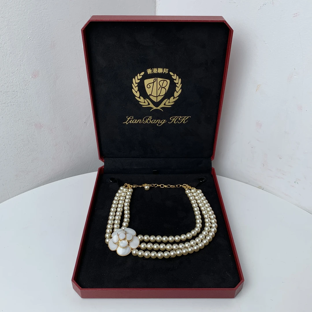 5180【LB.HK】精致女山茶花项链