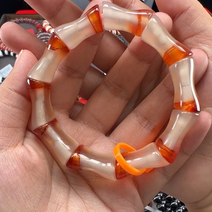 玛瑙/玉髓未镶嵌手链
