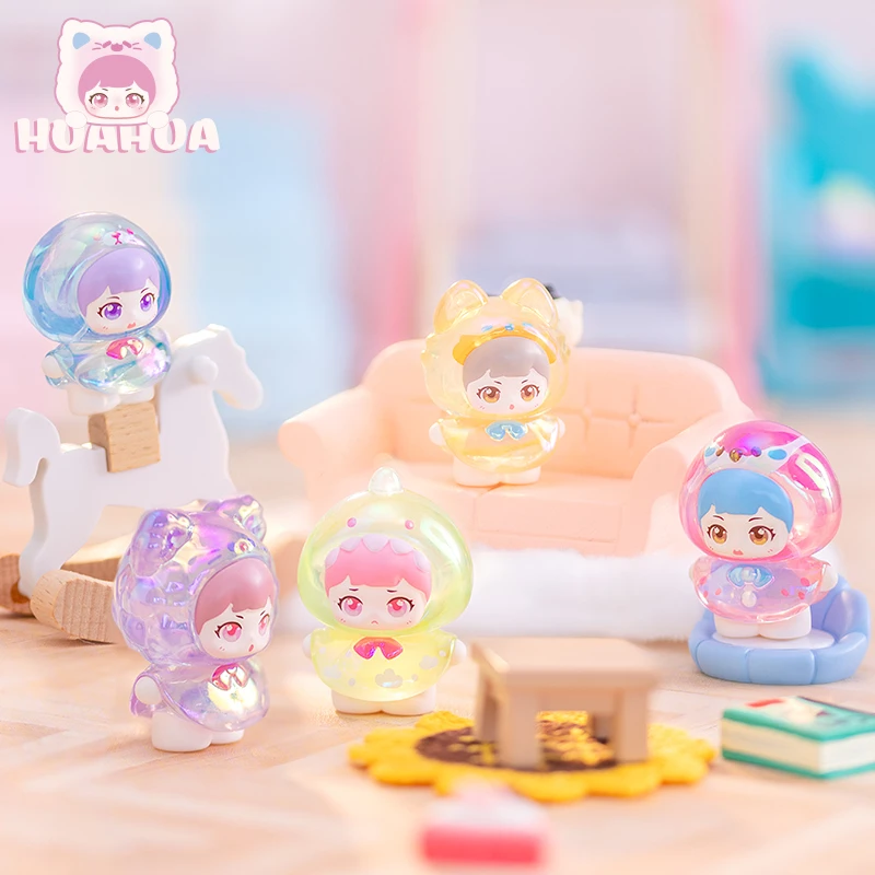 【拆盒】花花幼稚园可爱百变系列萌粒盲袋潮玩盲盒摆件