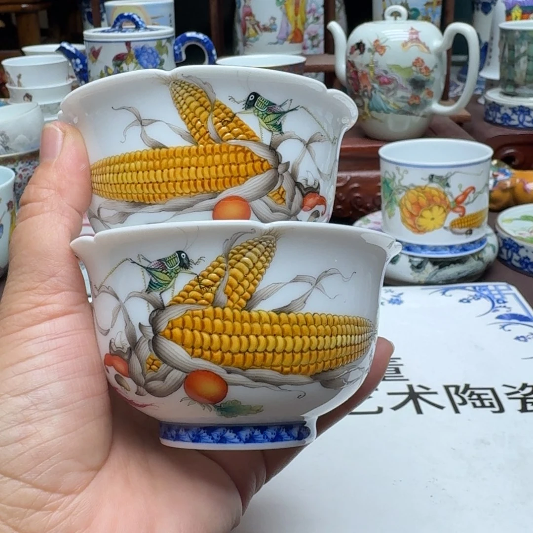 景德镇手工手绘展示