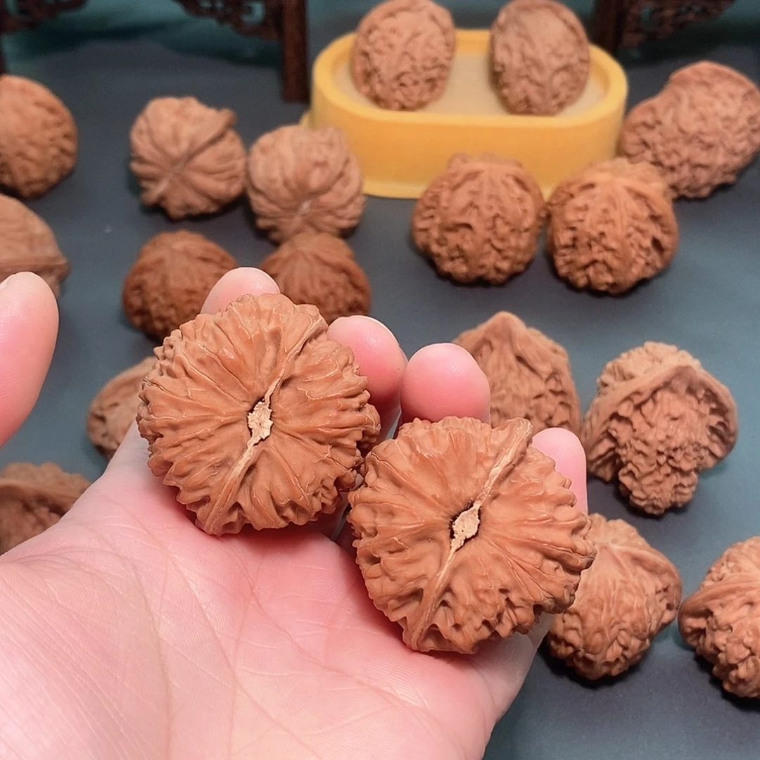 吊坠文玩核桃邓*飞凹底41尺