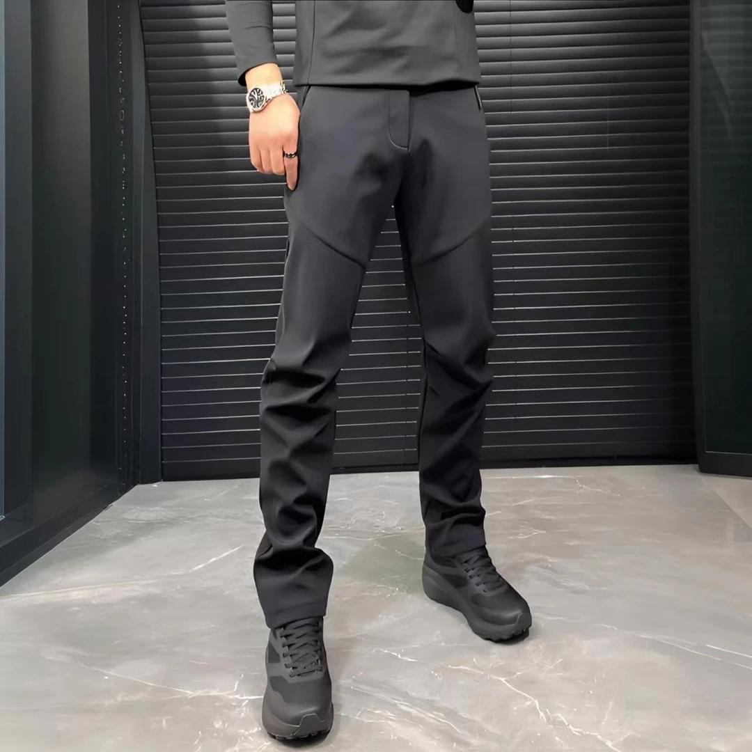 夏季新款户外软壳运动休闲直筒裤