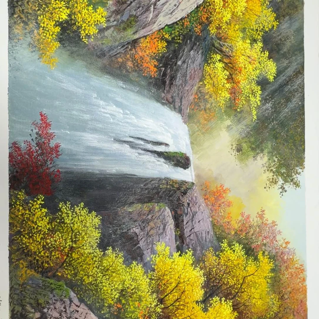 油画加油加油努力加油努力