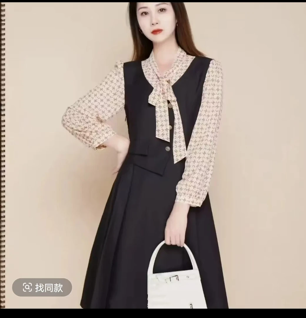 【Y3474】商场正品时尚气质高端显瘦连衣裙