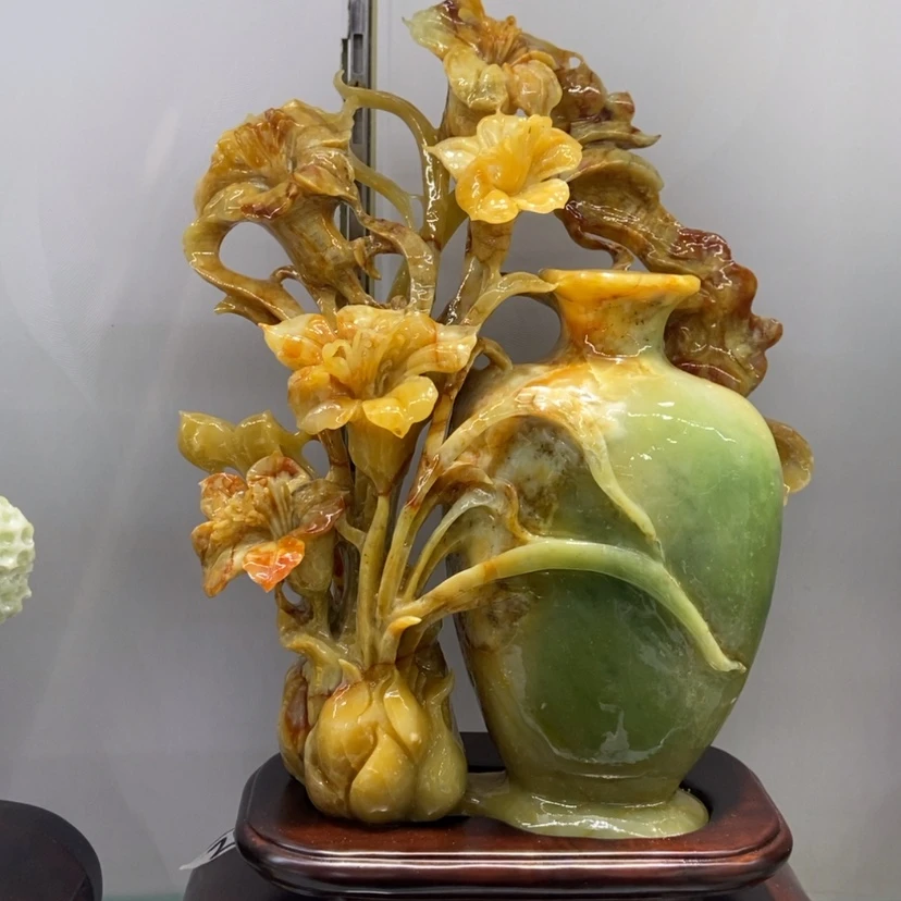 【闪购商品】未镶嵌蛇纹石玉（覆膜）珠宝奇石