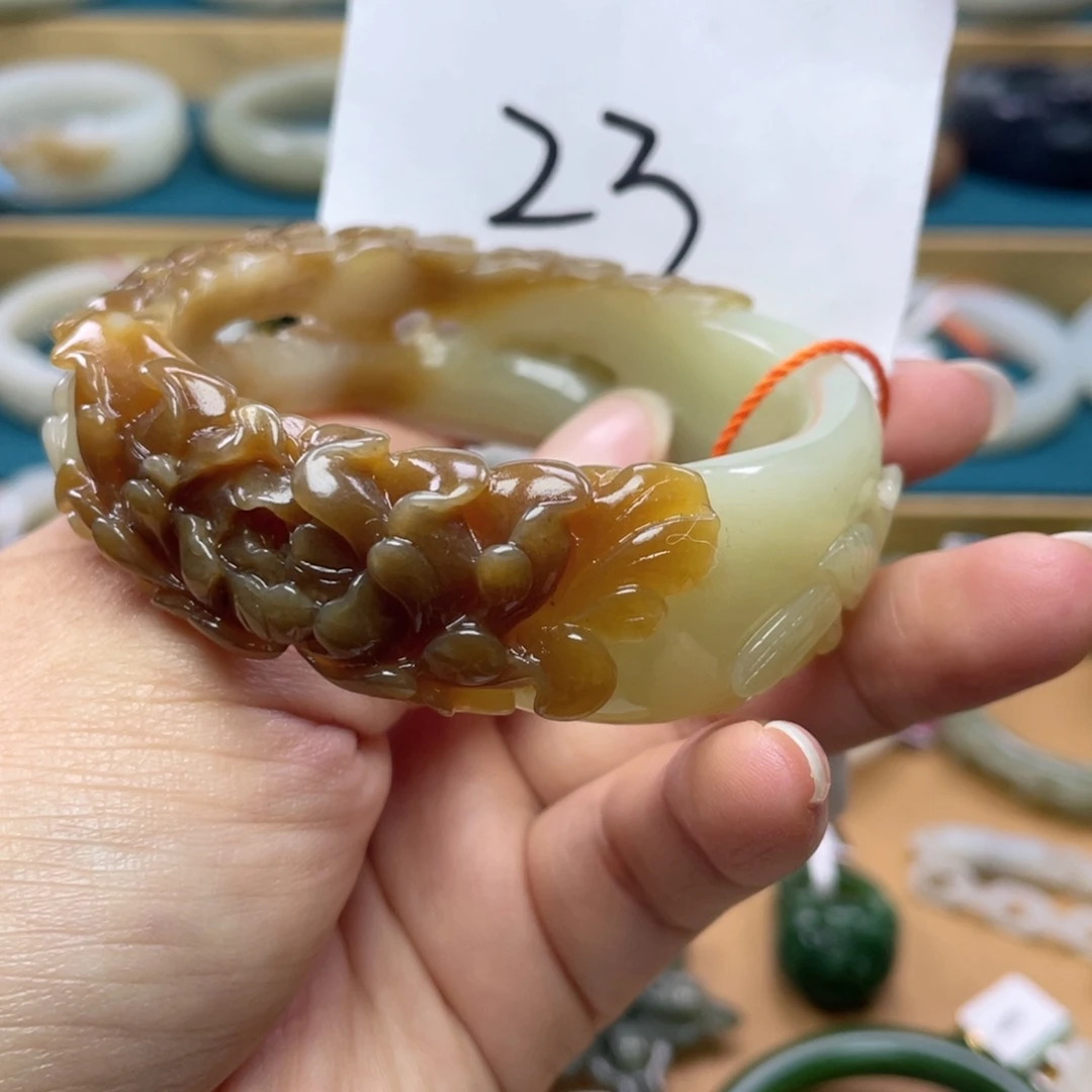 未镶嵌手镯和田玉圈口58