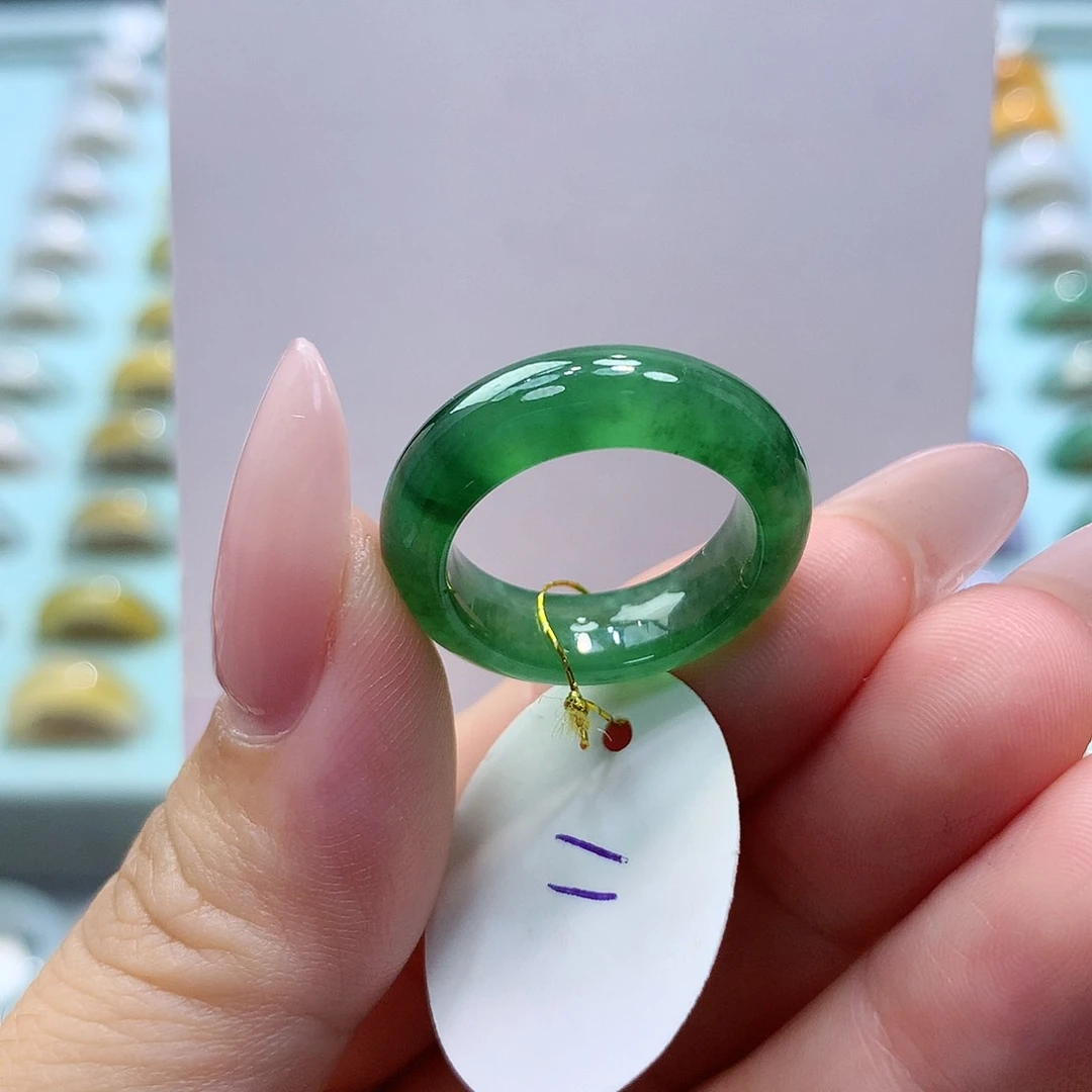 未镶嵌戒指翡翠11圈