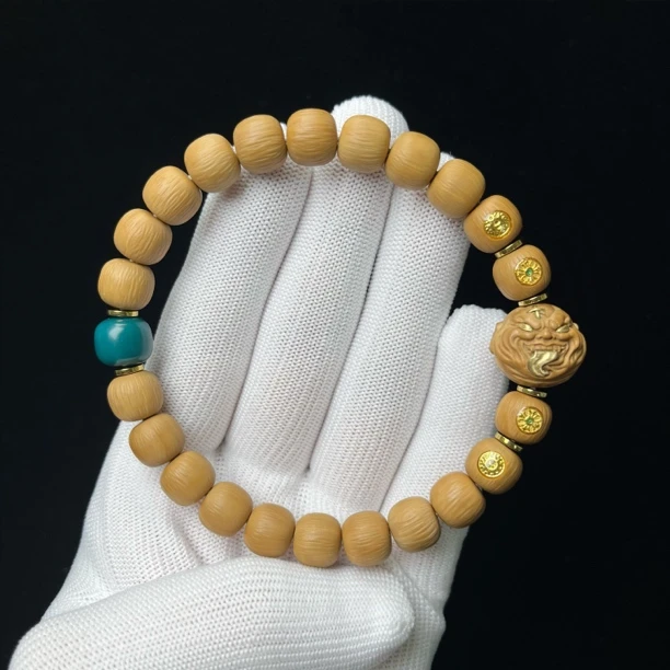 明珠阁【山峦4标2配】猴头手串 舔僧单颗 精工精卡 原生态雕刻 全品