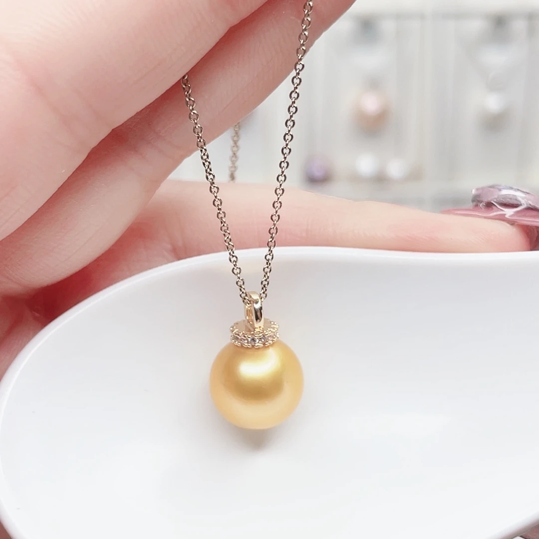淡水珍珠合金吊坠(赠链)