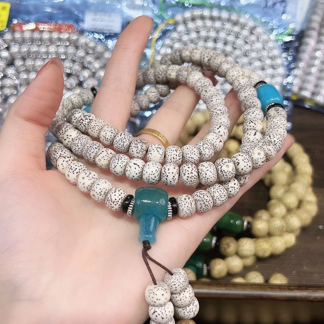 韩***U吊坠星月菩提精品108