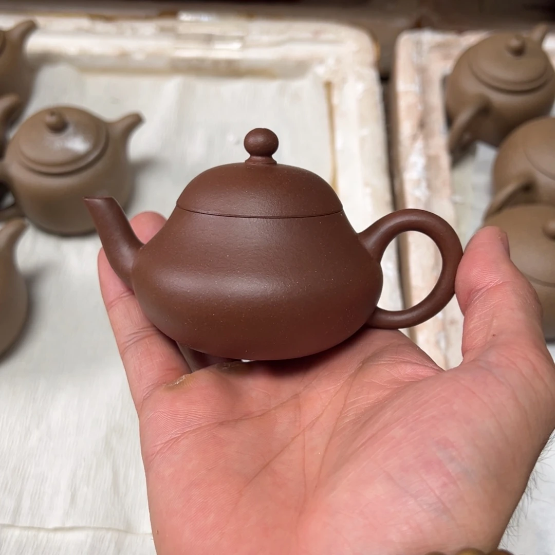 茶壶紫砂底槽清梨形125cc