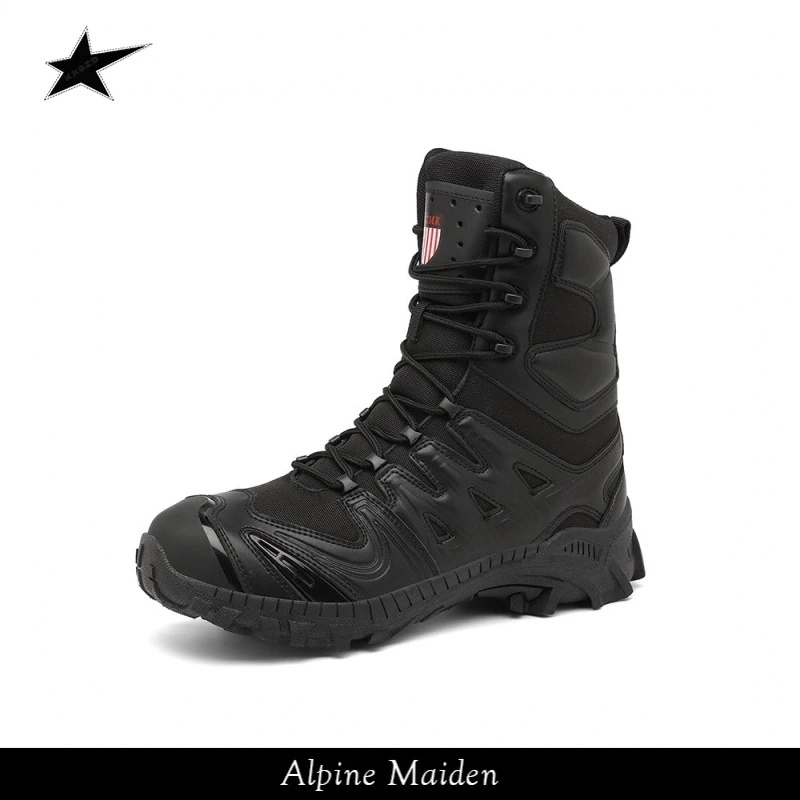 A星Alpine Maiden摩托车骑行鞋男专业靴子防水透气赛车鞋摩旅装备
