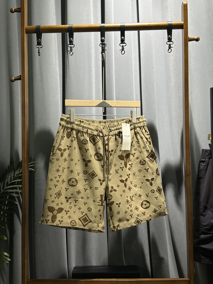 成哥潮牌高品质休闲宽松欧潮提花短裤-2702