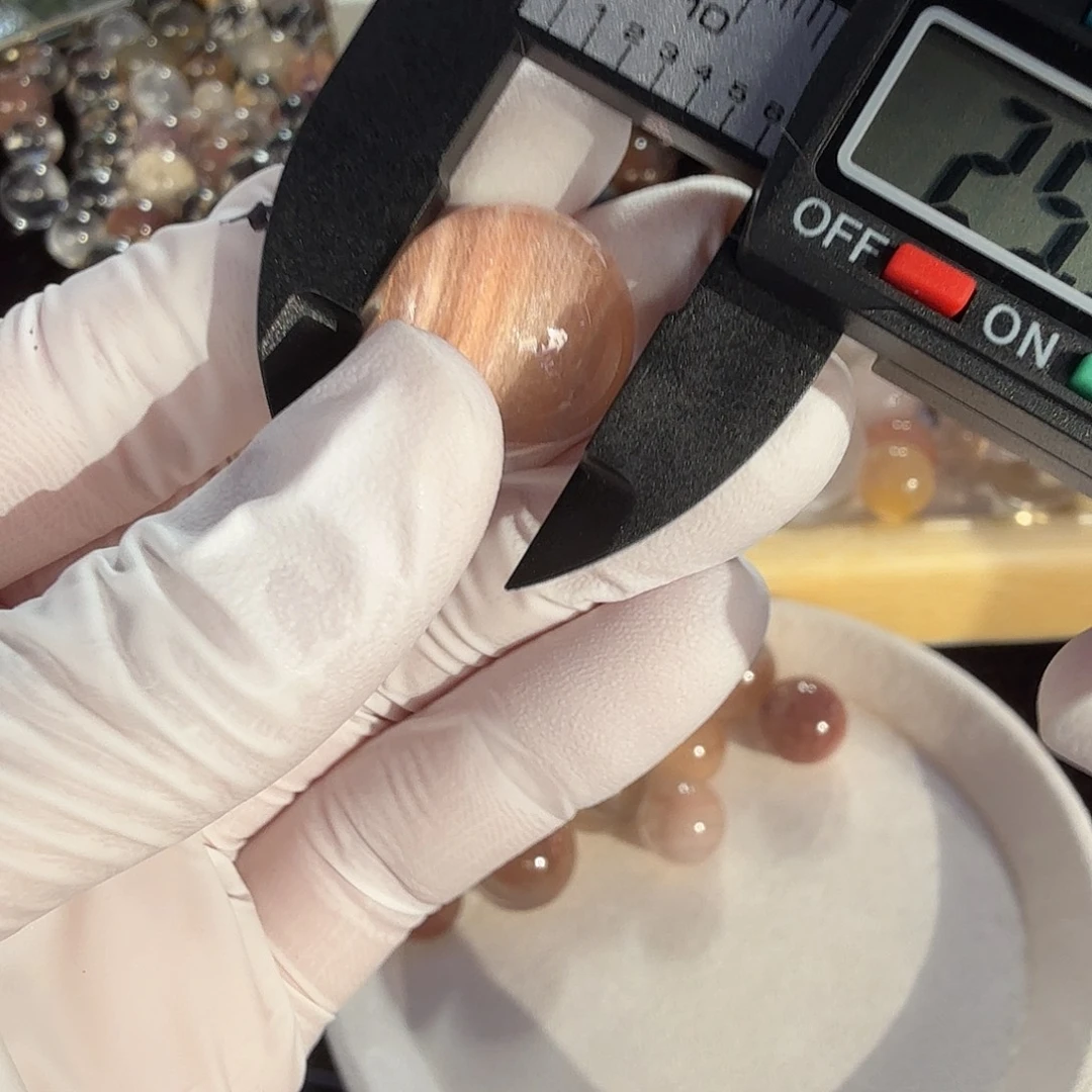 丽***酱珠宝半成品水晶未镶嵌兔毛16mm定制不退换