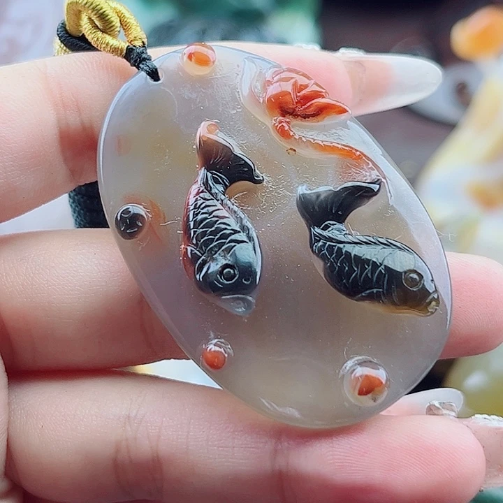 未镶嵌玛瑙手饰吊坠