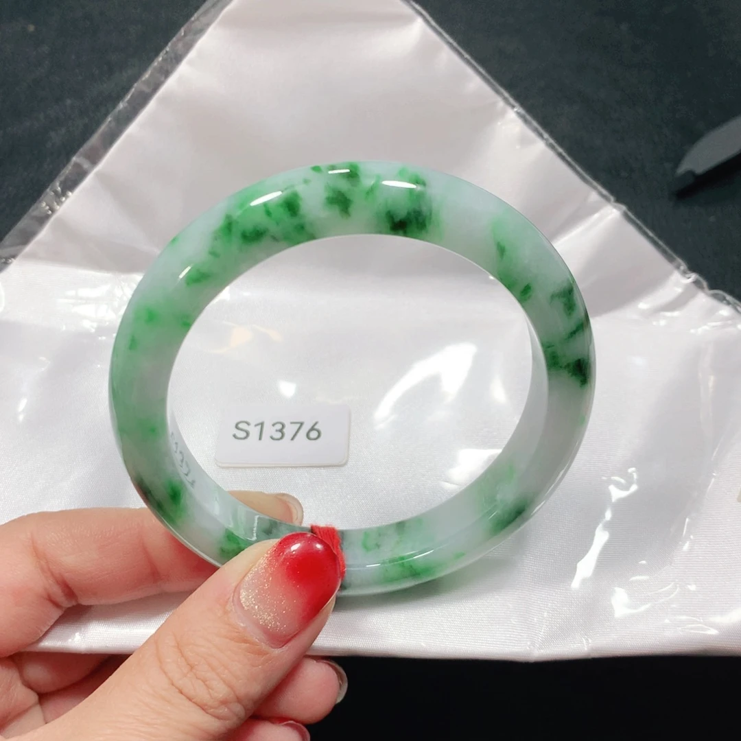 翡翠未镶嵌手镯S1376-03
