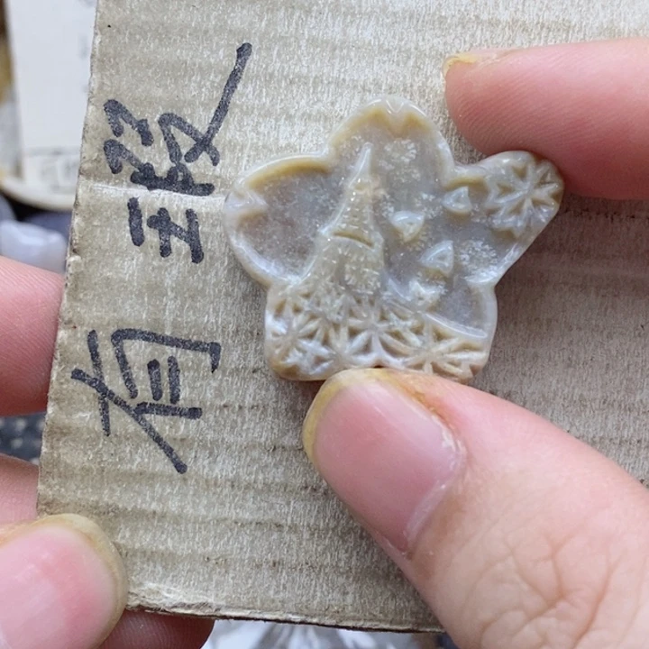 颈饰未镶嵌硅化珊瑚（珊瑚玉）独**?