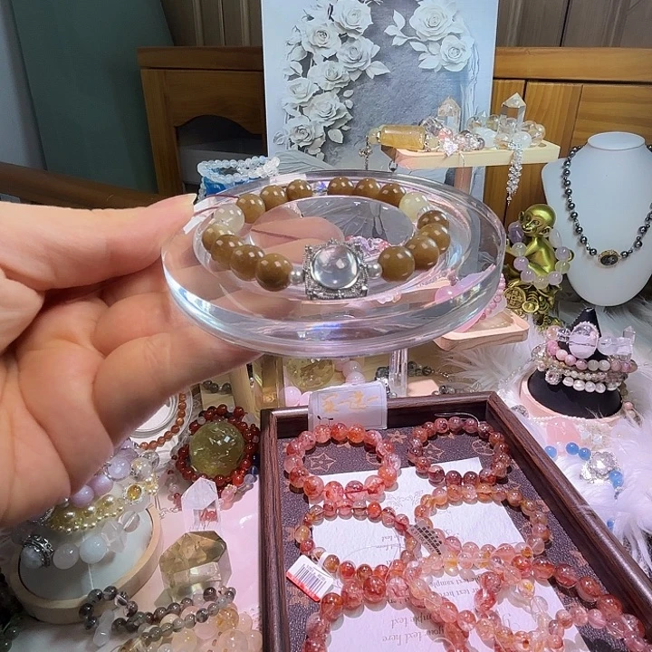 石英石纯铜洛兮手串