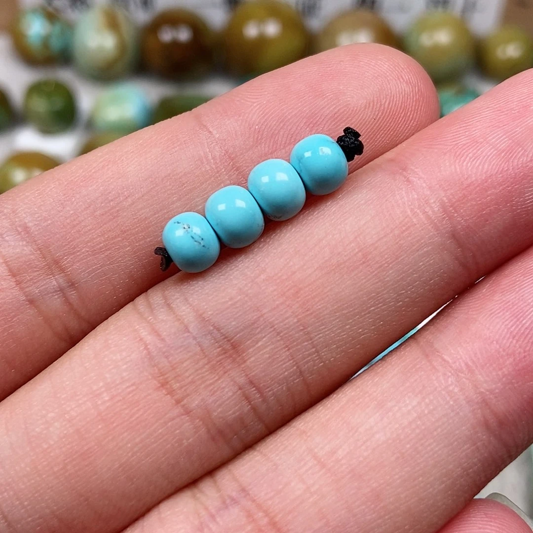 未镶嵌绿松石珠宝半成品