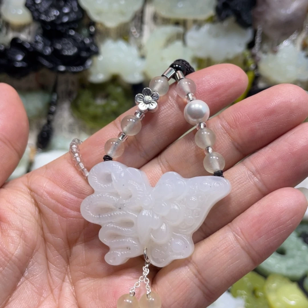 【闪购商品】岫玉颈饰未镶嵌29吊坠