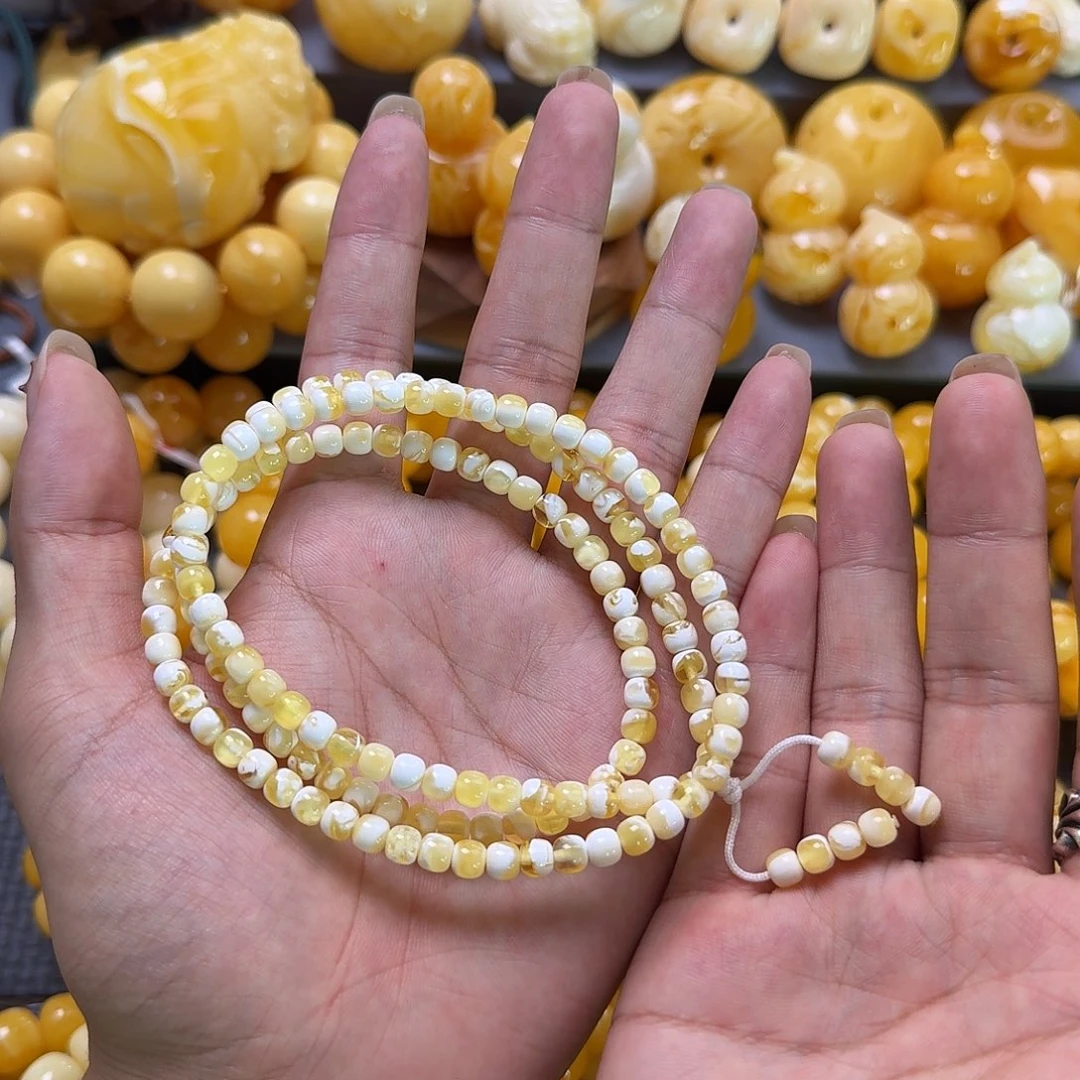 未镶嵌蜜蜡珠宝奇石5.5mm