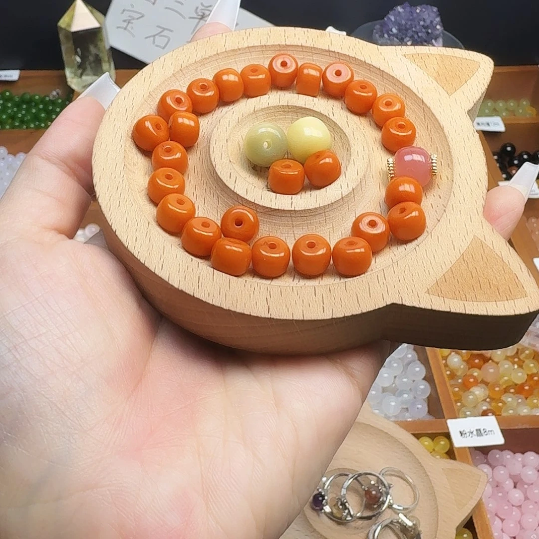 长石玉未镶嵌手绳天然玉石手串