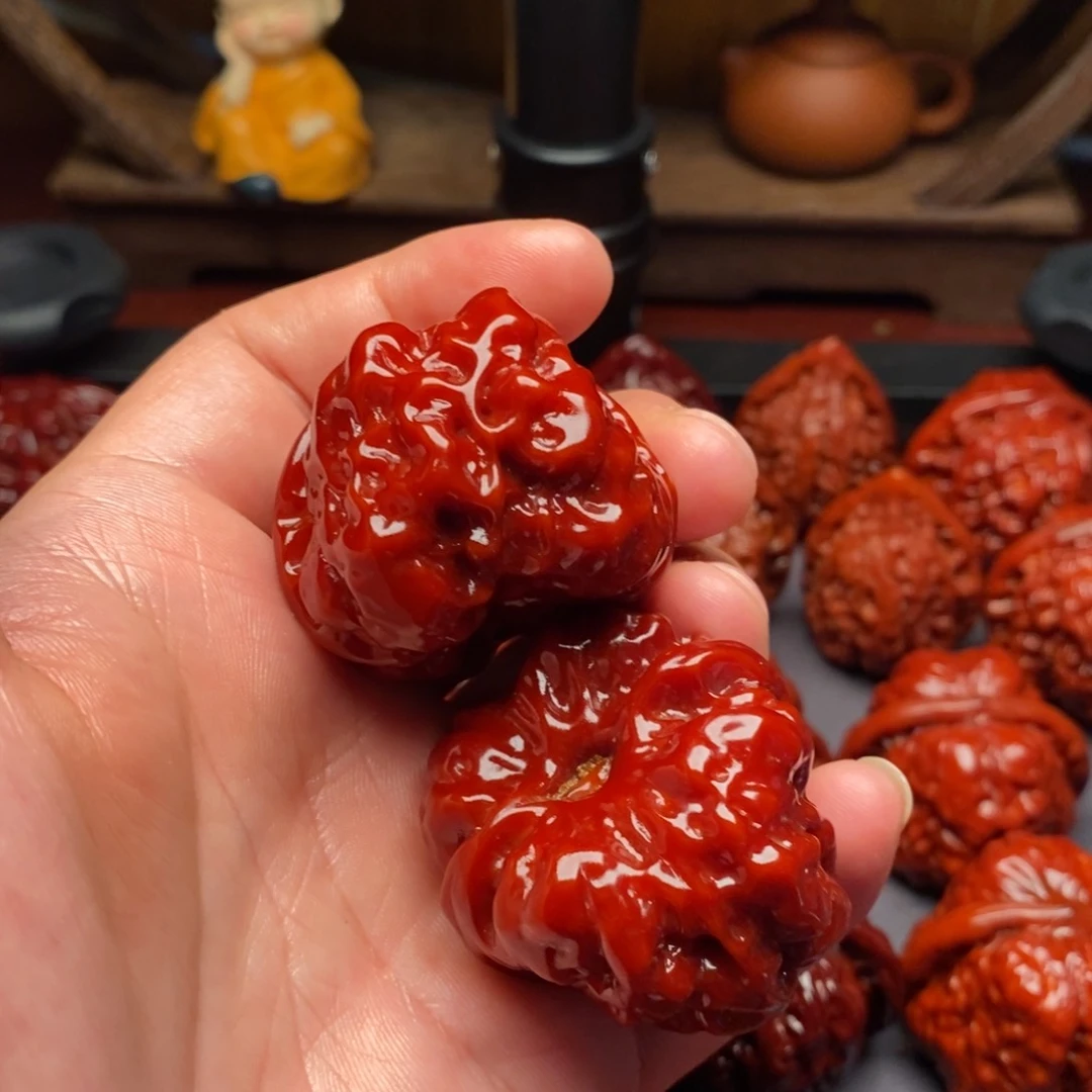 文玩核桃吊坠特40蛤蟆头