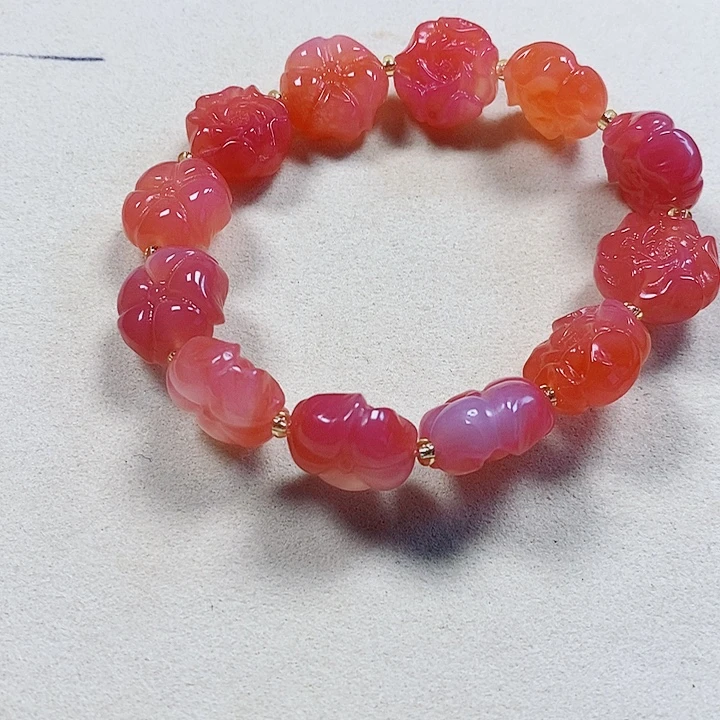 翡翠未镶嵌手饰手串019