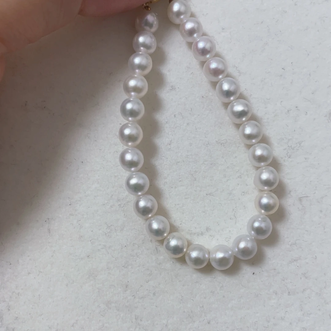 石英石纯铜5-6mm手链冷光