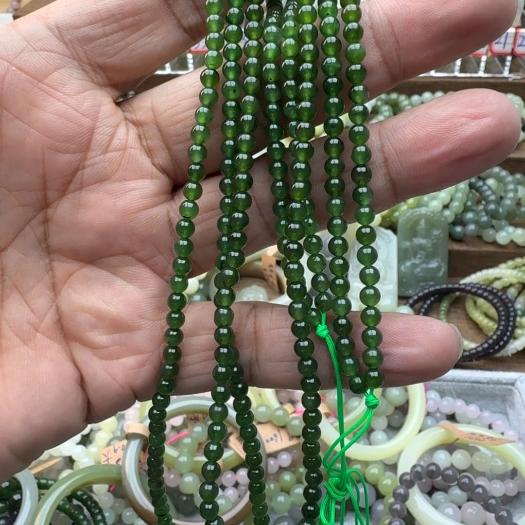 和田玉未镶嵌手链多样性发一