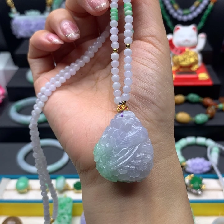 颈饰未镶嵌翡翠翡翠凤凰