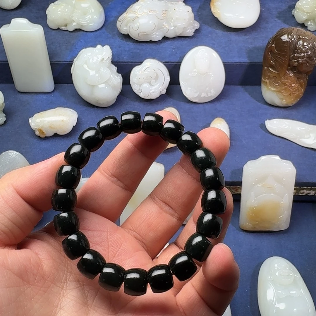 和田玉手链未镶嵌