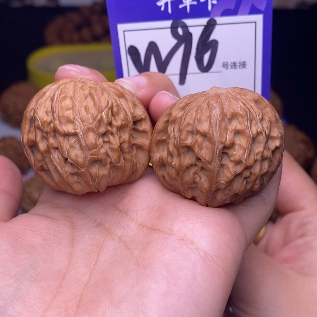 文玩核桃吊坠W96链接 全品磨盘38尺