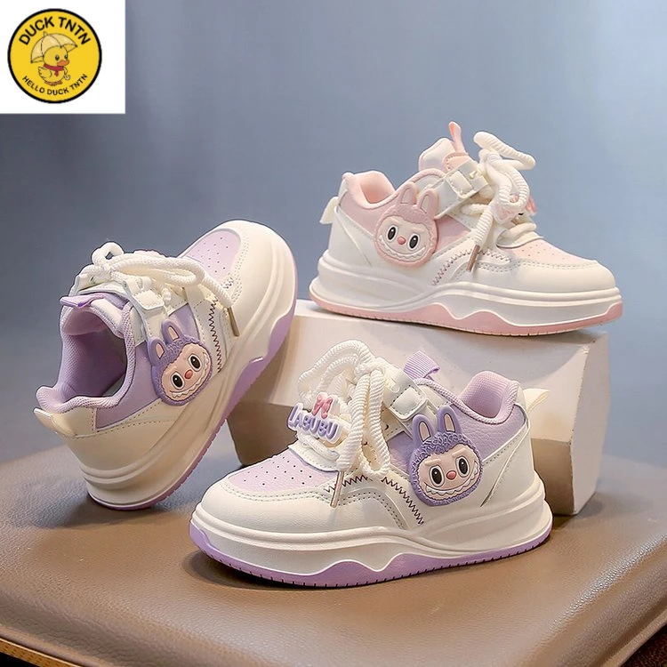 女童鞋2025春秋新款儿童运动鞋透气板鞋女孩子中大童拉布布跑步鞋