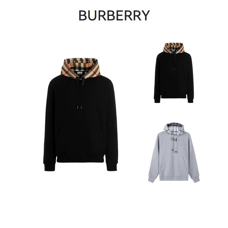 Burberry巴宝莉/博柏利 男款连帽卫衣运动衫 80570101