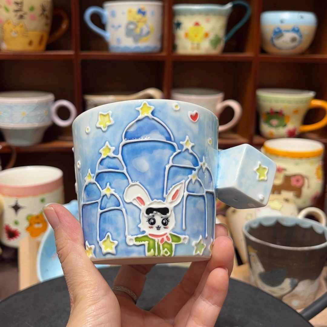 陶摆件景德镇陶瓷马克杯