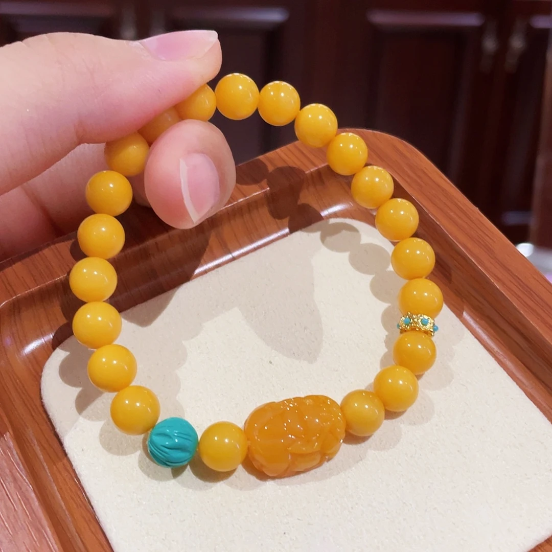 蜜蜡未镶嵌手链手串