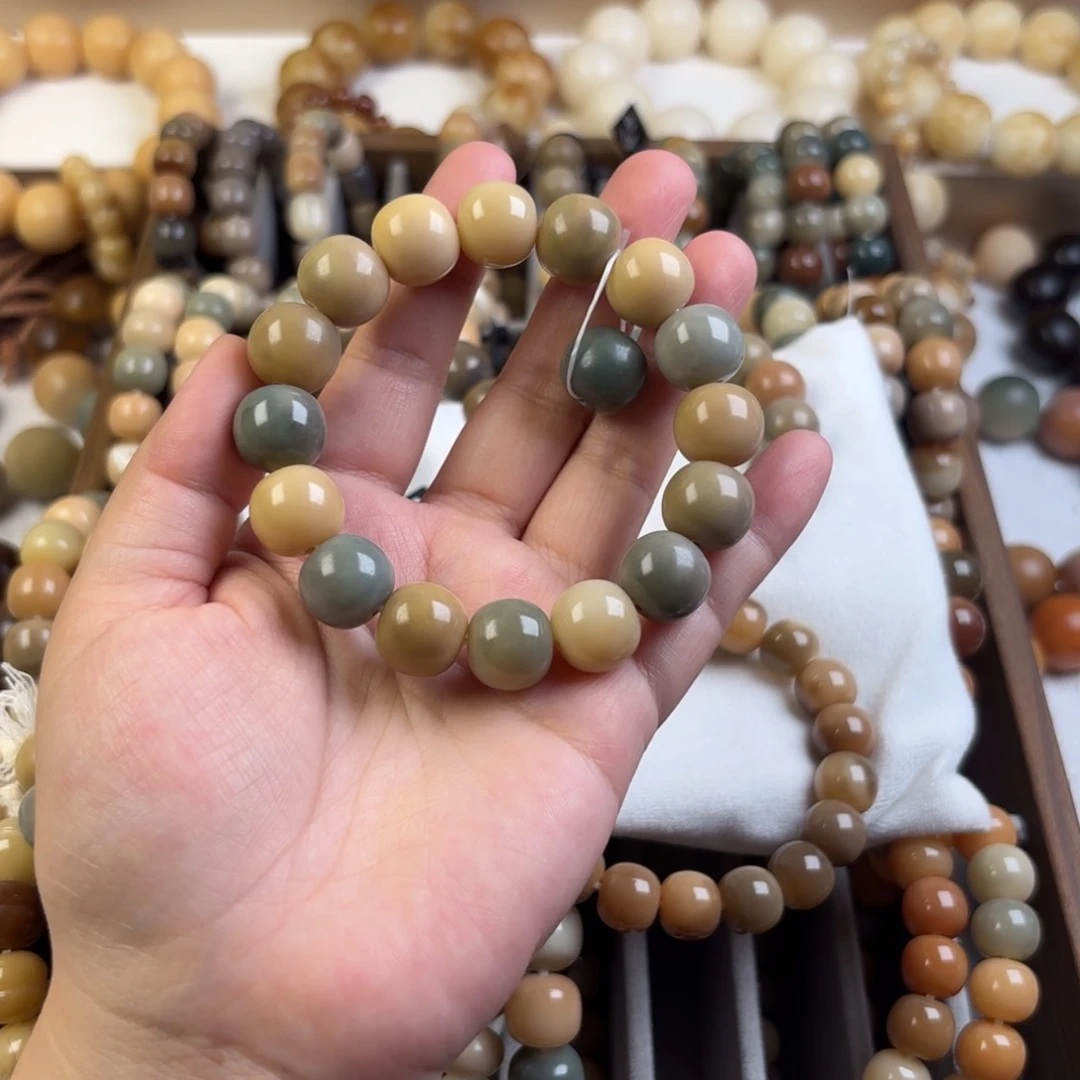 菩提根/象牙果手串大***米卡14胖苹果