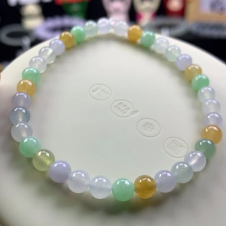 未镶嵌手链翡翠卡5.5